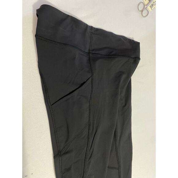 Lululemon Women’s Legging Black Gathered Ankle Tag Removed 30” Waist - Picture 9 of 9